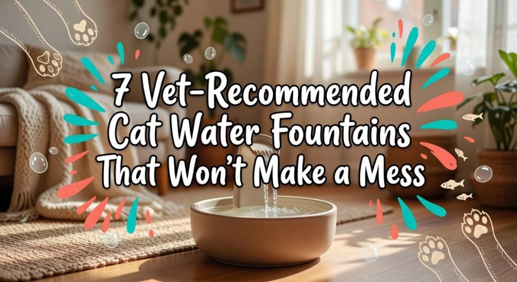 mess free veterinarian approved fountains