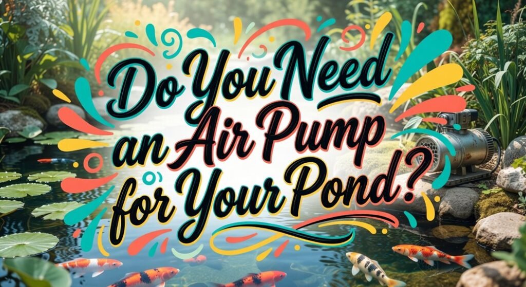 need air pump pond