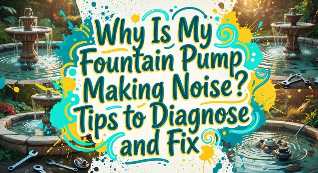 noise diagnosis fountain pump