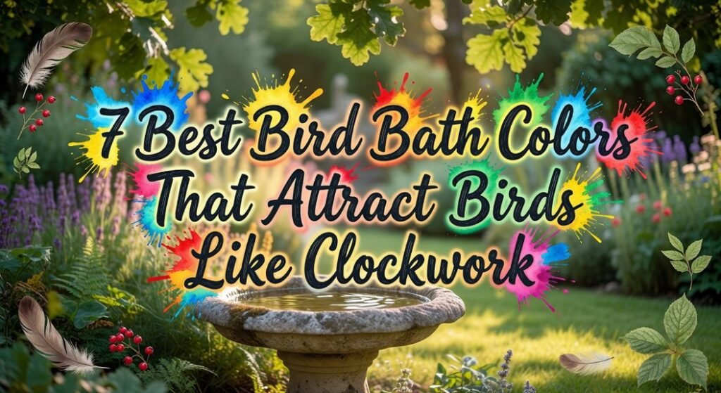 optimal bird bath colors