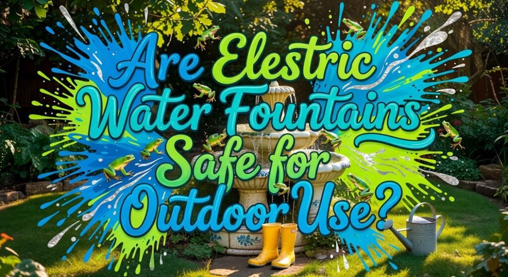 outdoor electric fountain safety
