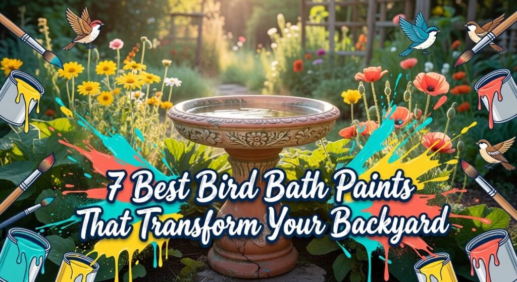 painting bird baths guide