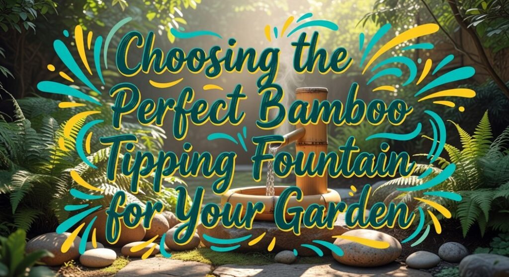 perfect bamboo fountain