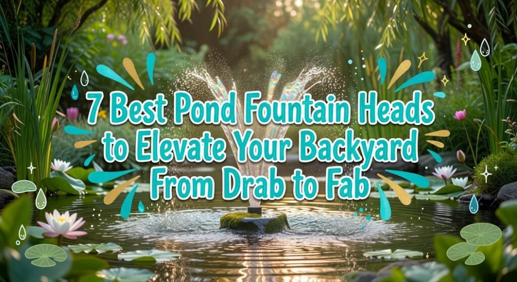 pond fountain head recommendations