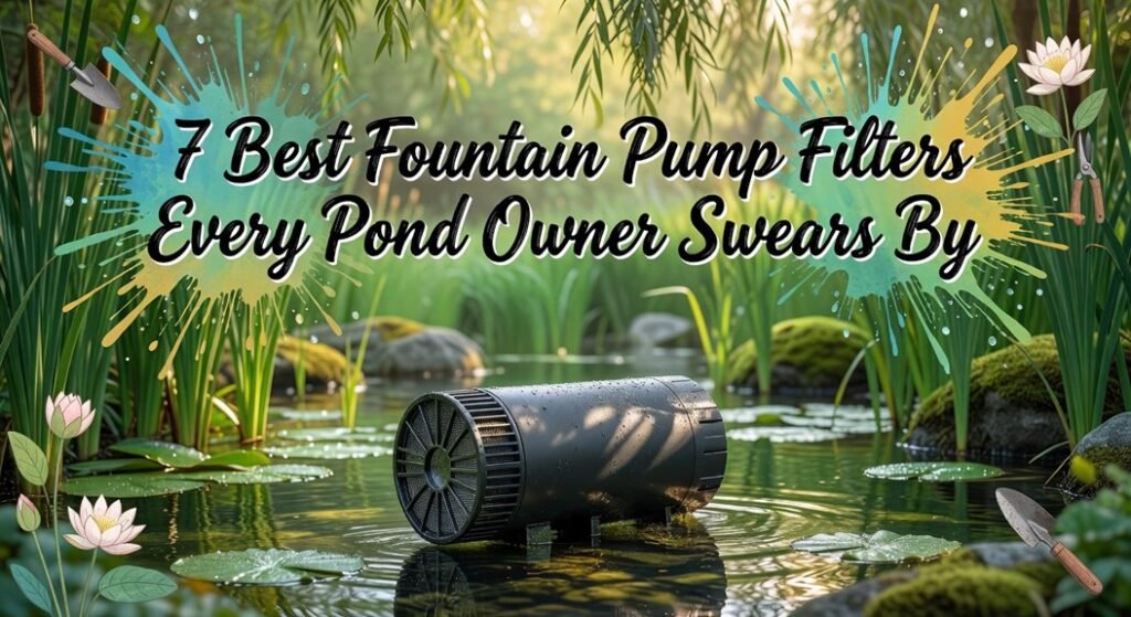 pond fountain pump filters