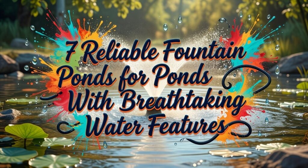 pond fountain pump reviews
