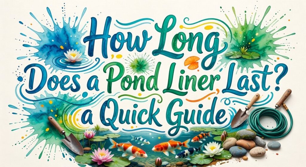 pond liner lifespan guide