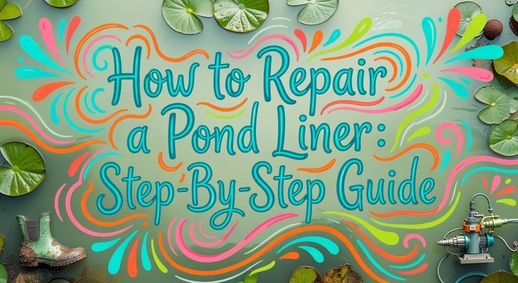 pond liner repair steps