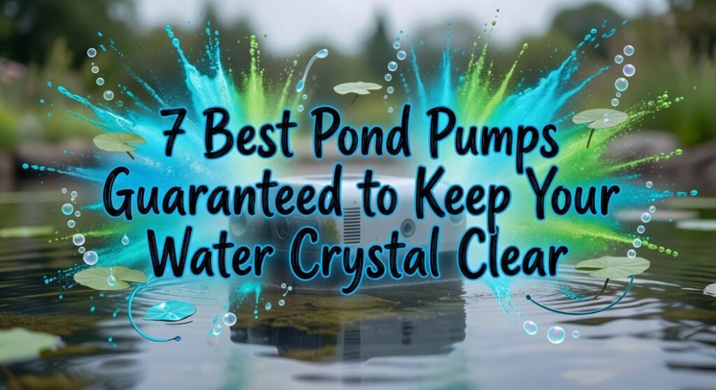 pond pump recommendations for clarity