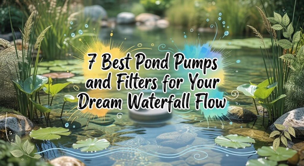 pond waterfall equipment recommendations