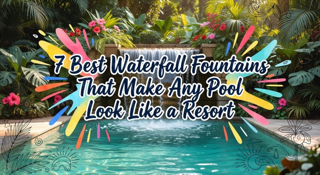 pool waterfall fountain recommendations