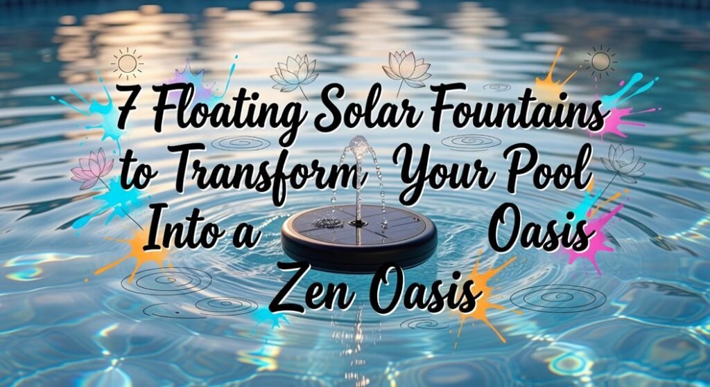 pool zen fountain oasis