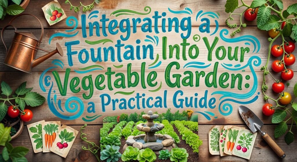 practical garden fountain integration