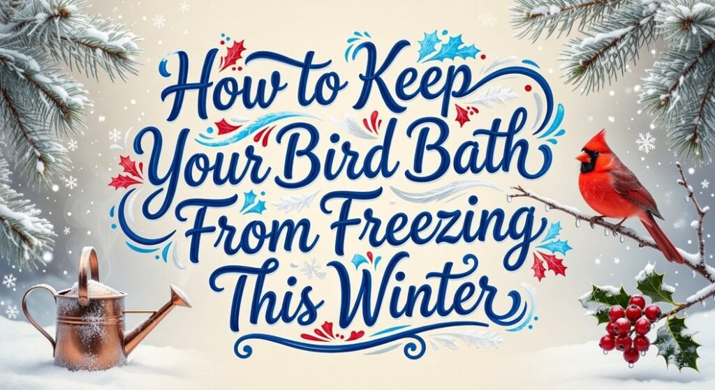 prevent bird bath freezing
