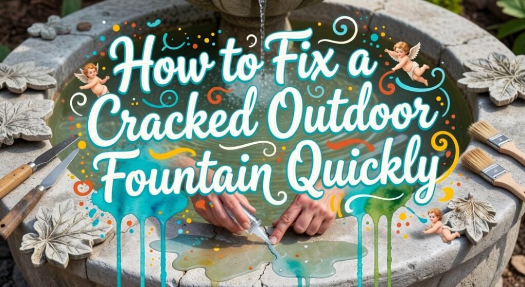 quick outdoor fountain repair