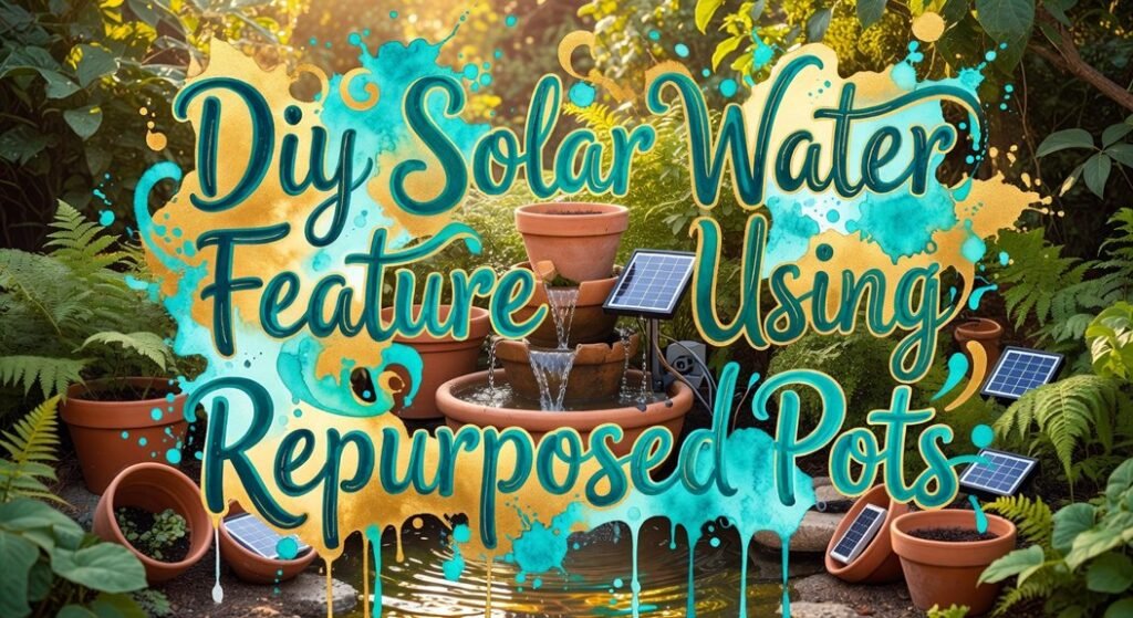 repurposed pots solar water