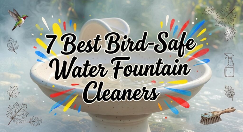 safe bird fountain cleaners
