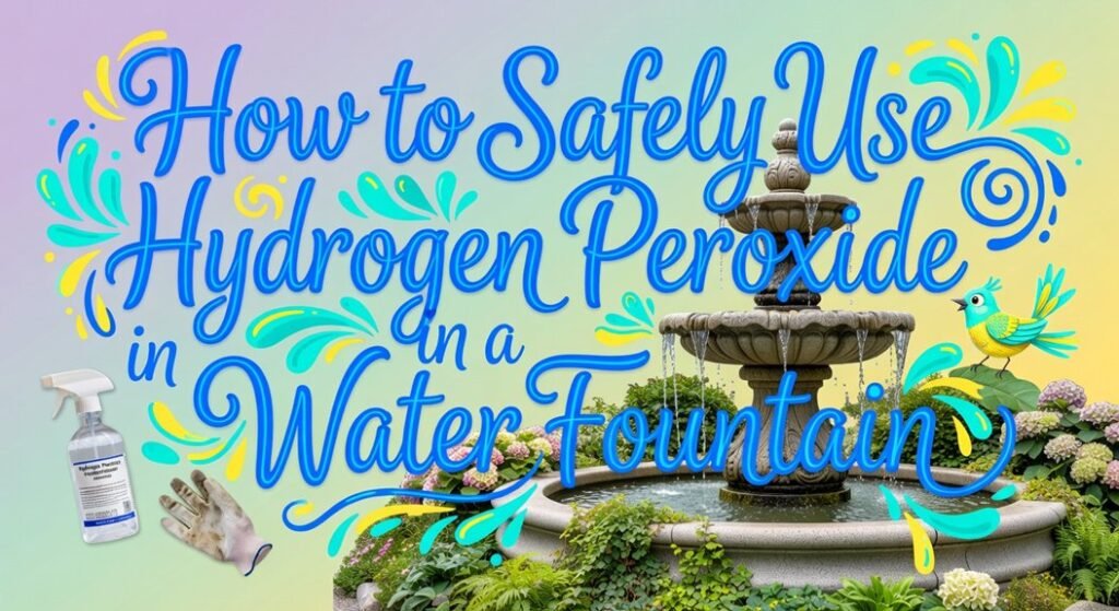 safe fountain water disinfection