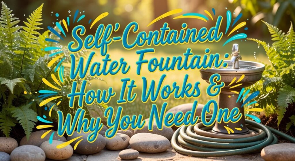 self contained water fountain