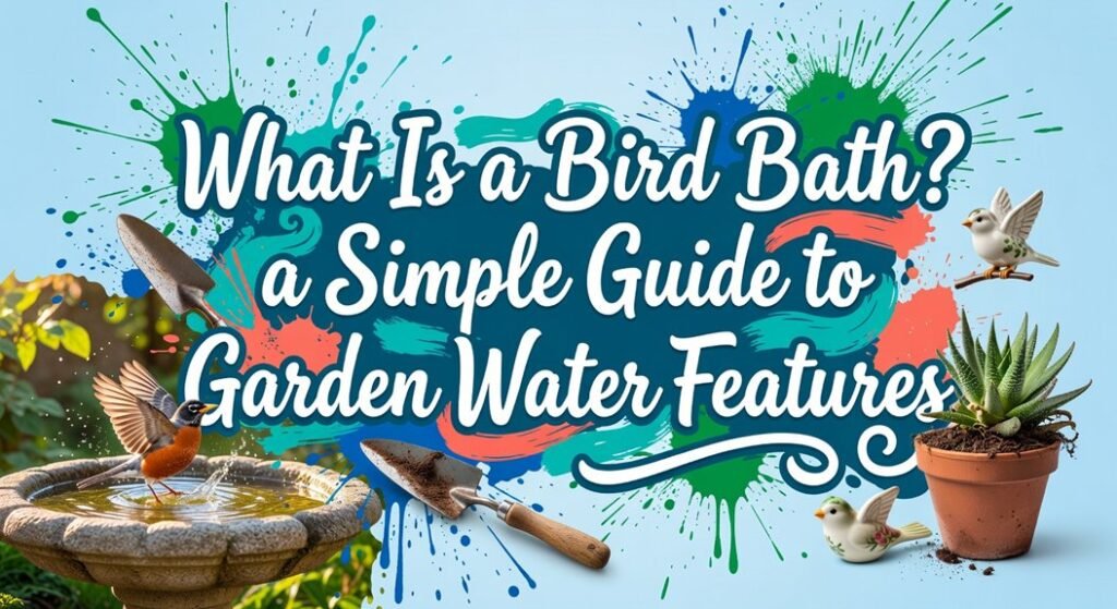 simple garden bird bath guide