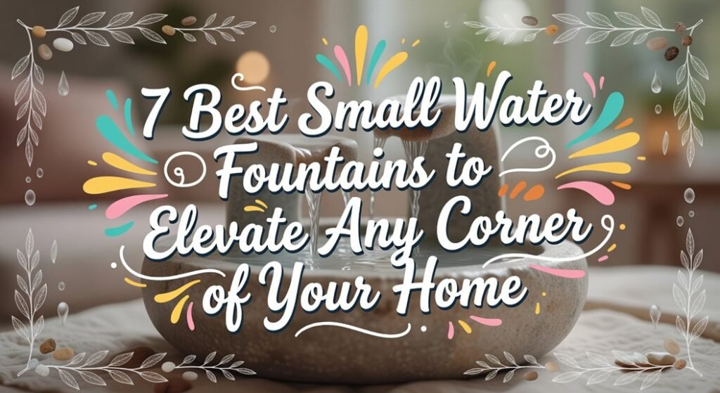small home water fountains