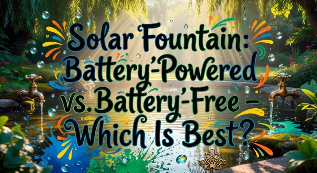 solar fountain power comparison