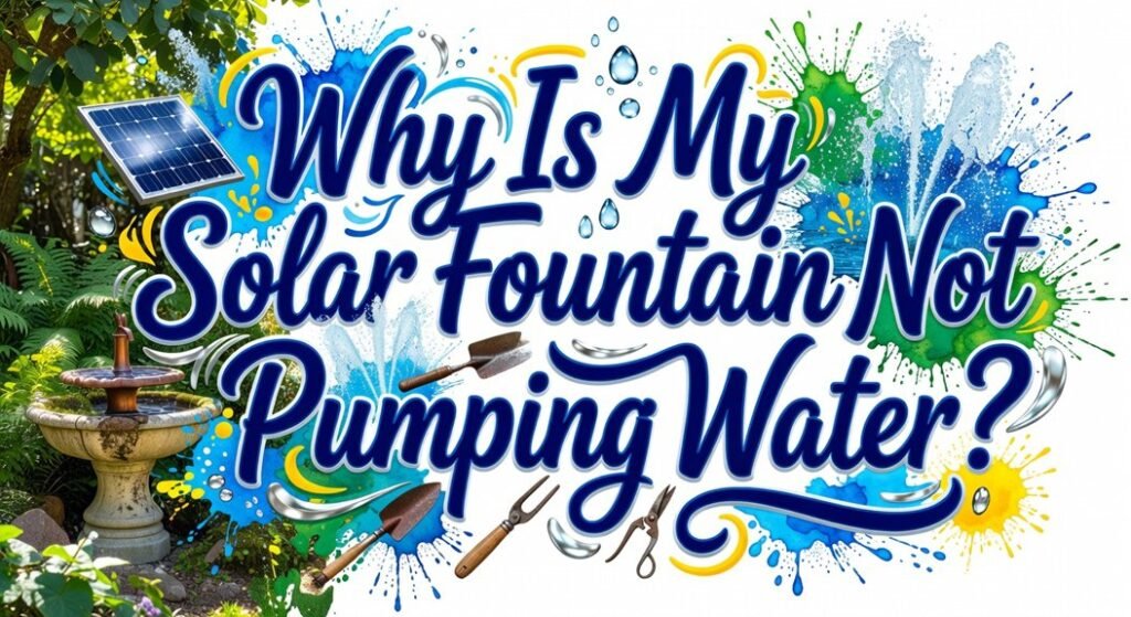 solar fountain troubleshooting guide