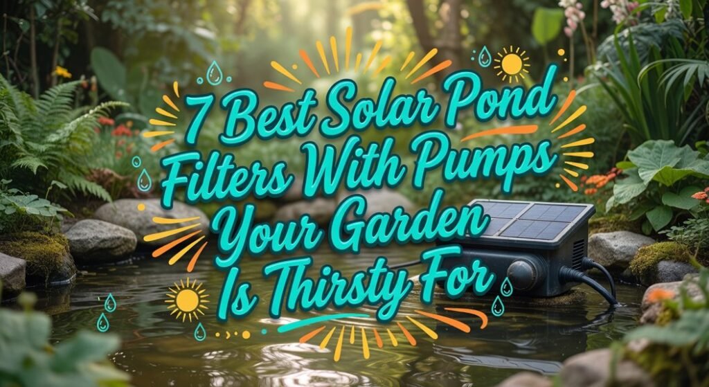 solar pond filter pumps