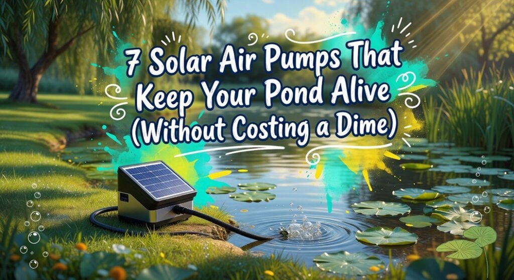 solar powered free pond aeration