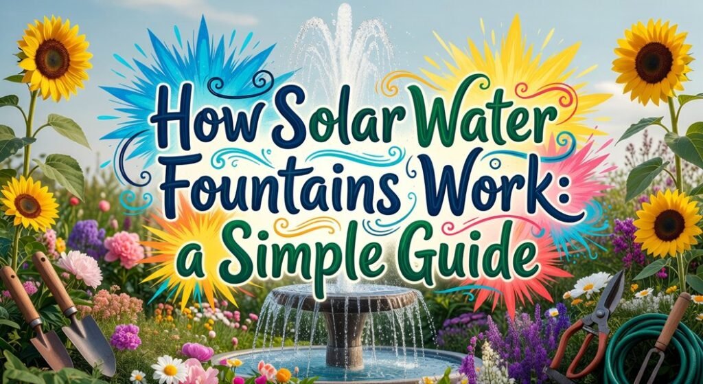 solar powered water fountains