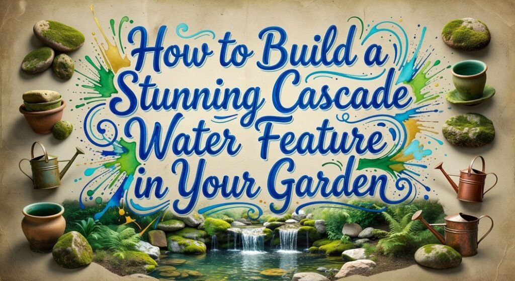 stunning cascade garden water