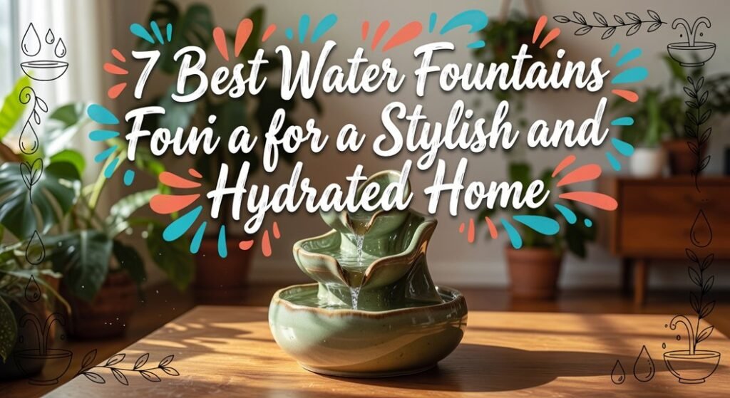 stylish home hydration products