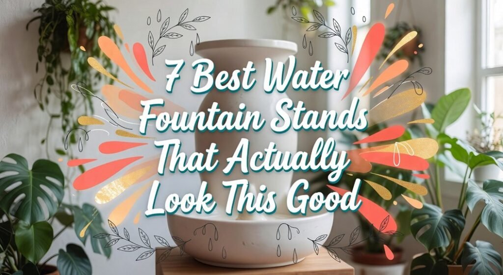 stylish pet fountain stands