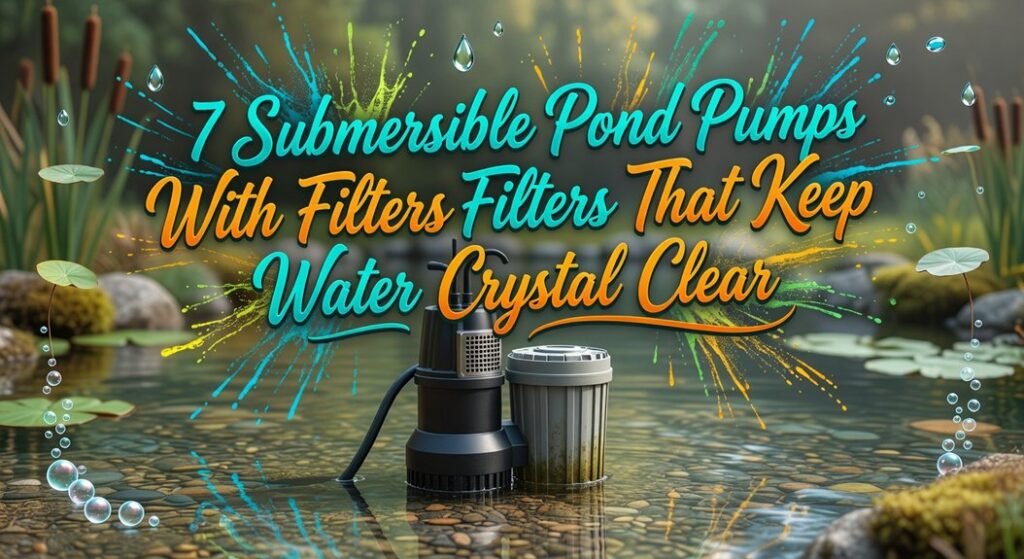 submersible pond pump filters