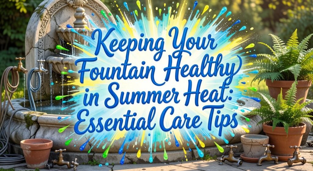 summer fountain care tips