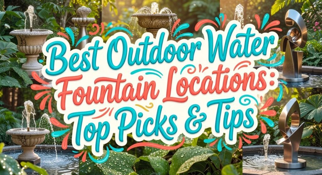top outdoor fountain picks