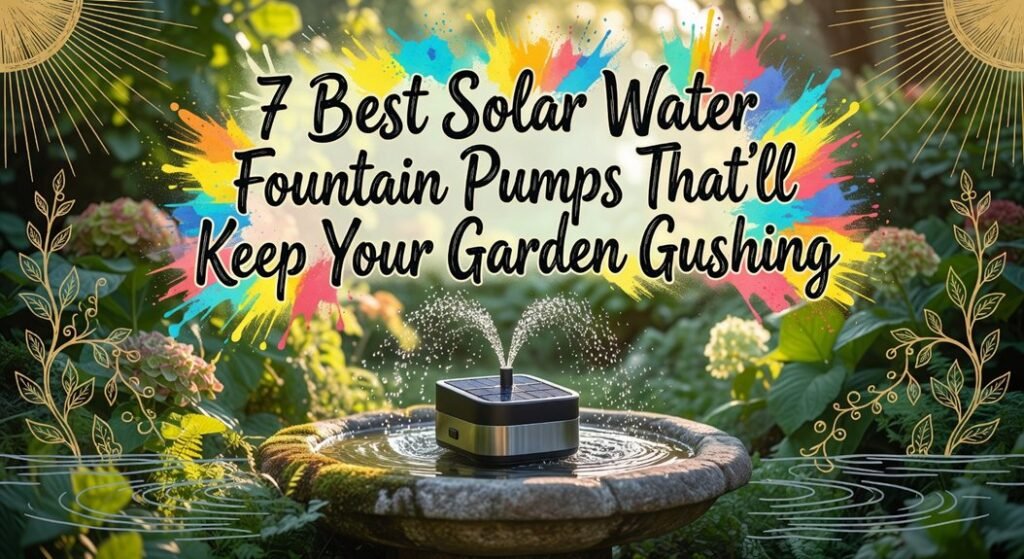 top solar fountain pumps