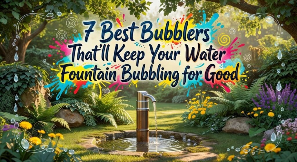 top water fountain bubblers