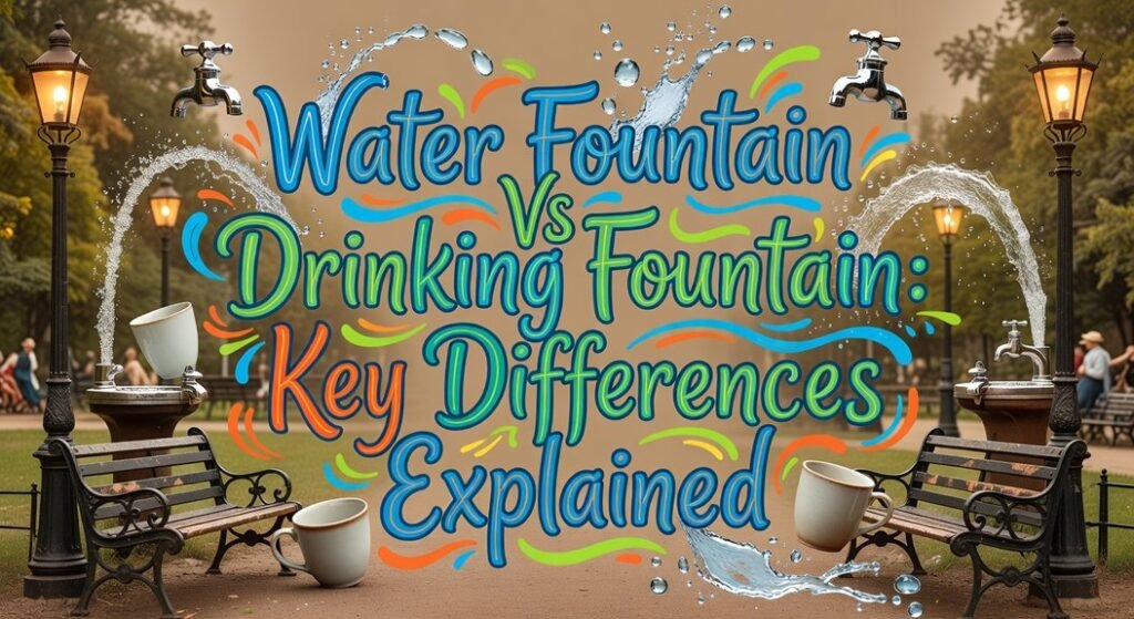 water drinking fountain difference