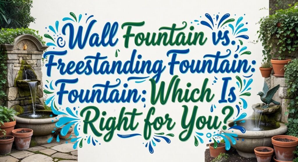 water feature comparison guide