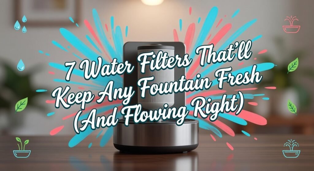 water filter fountain maintenance solutions