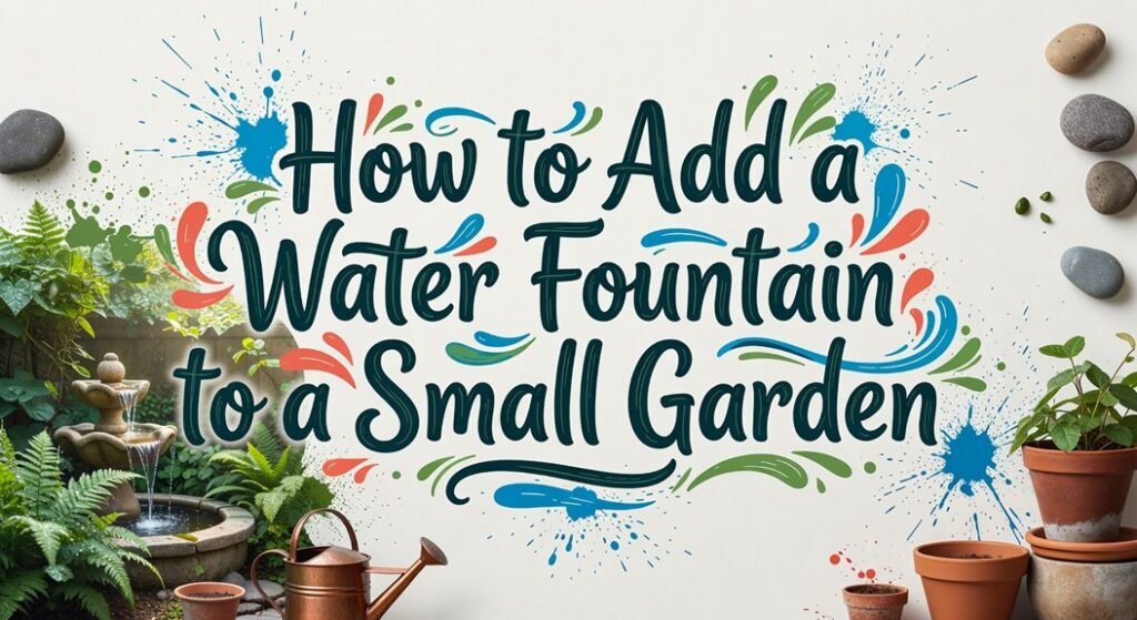 water fountain installation guide