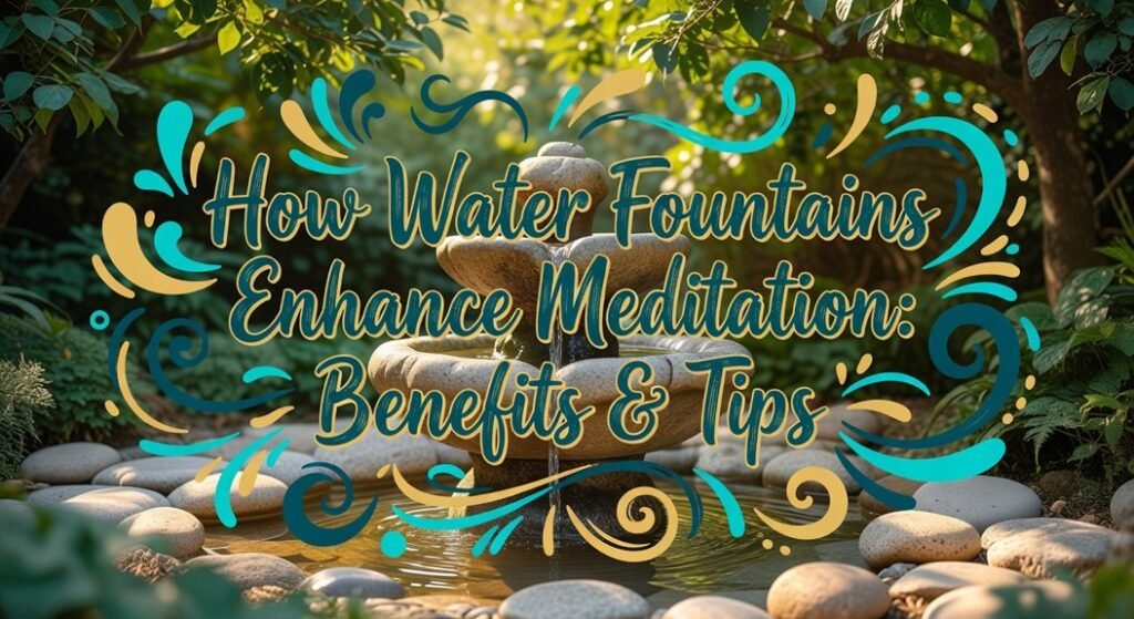 water fountains aid meditation