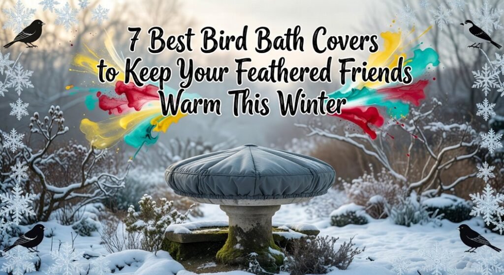 winter bird bath covers