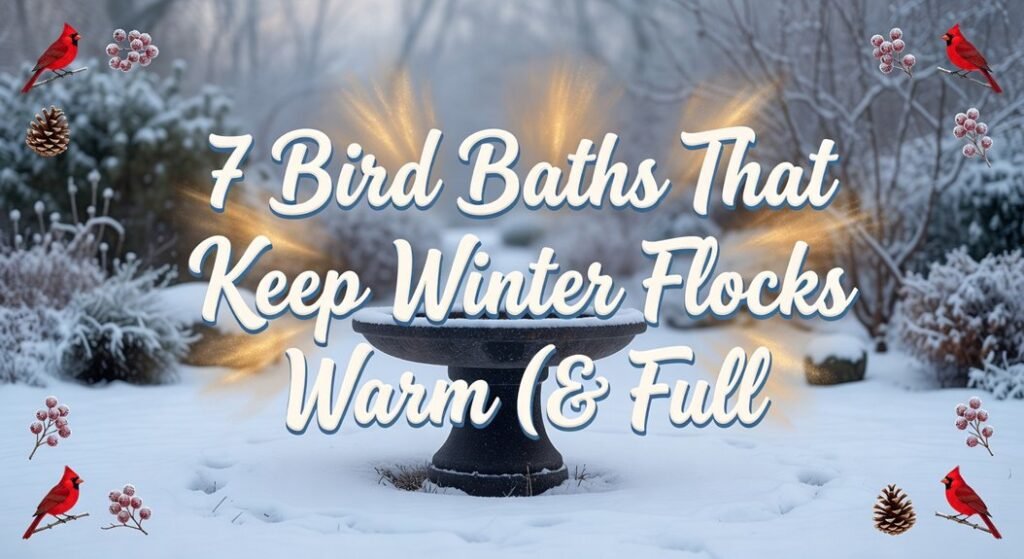 winter bird bath designs