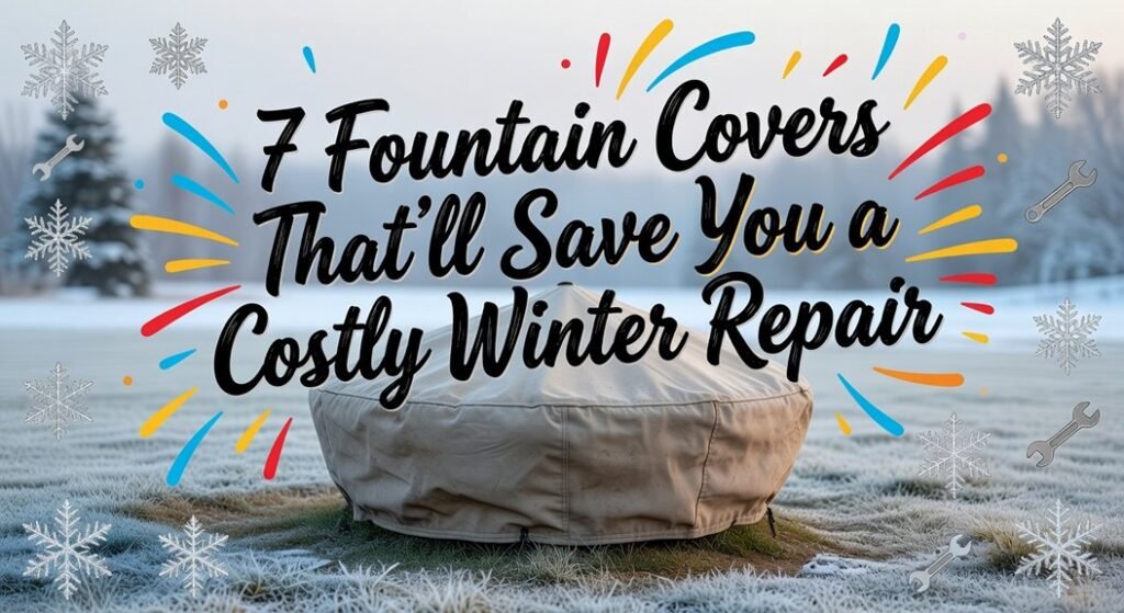 winter fountain protection covers