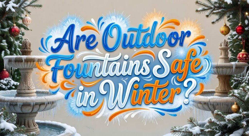 winter fountain safety concerns