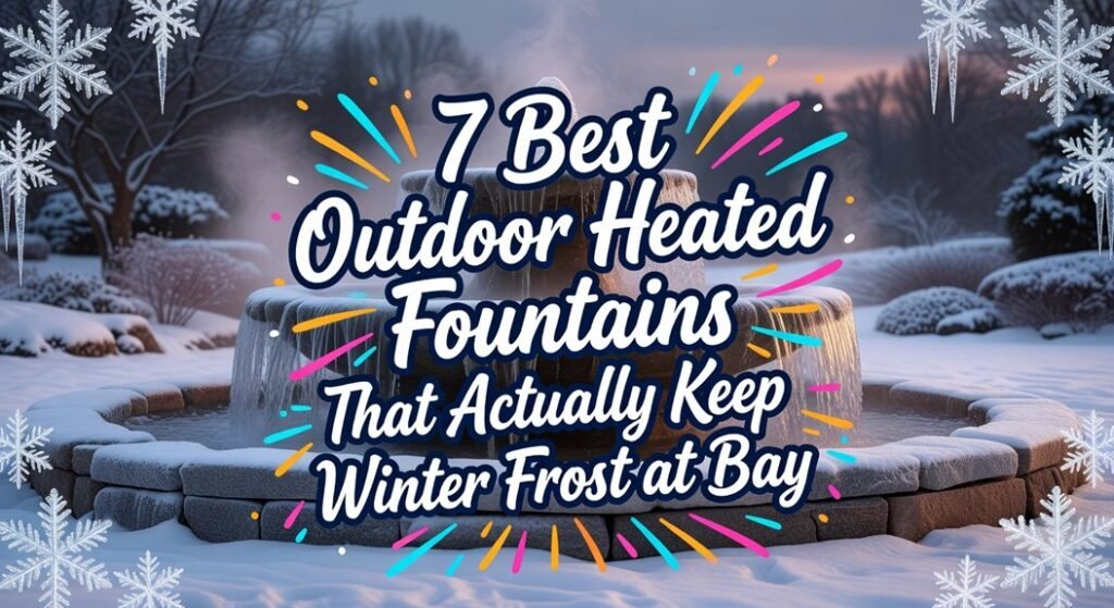 winter proof heated fountains