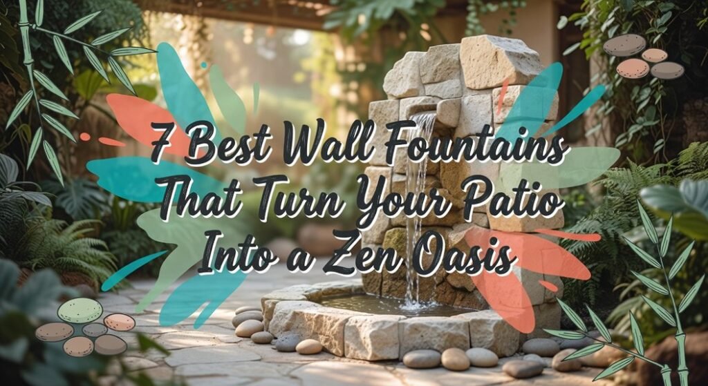 zen patio fountain recommendations